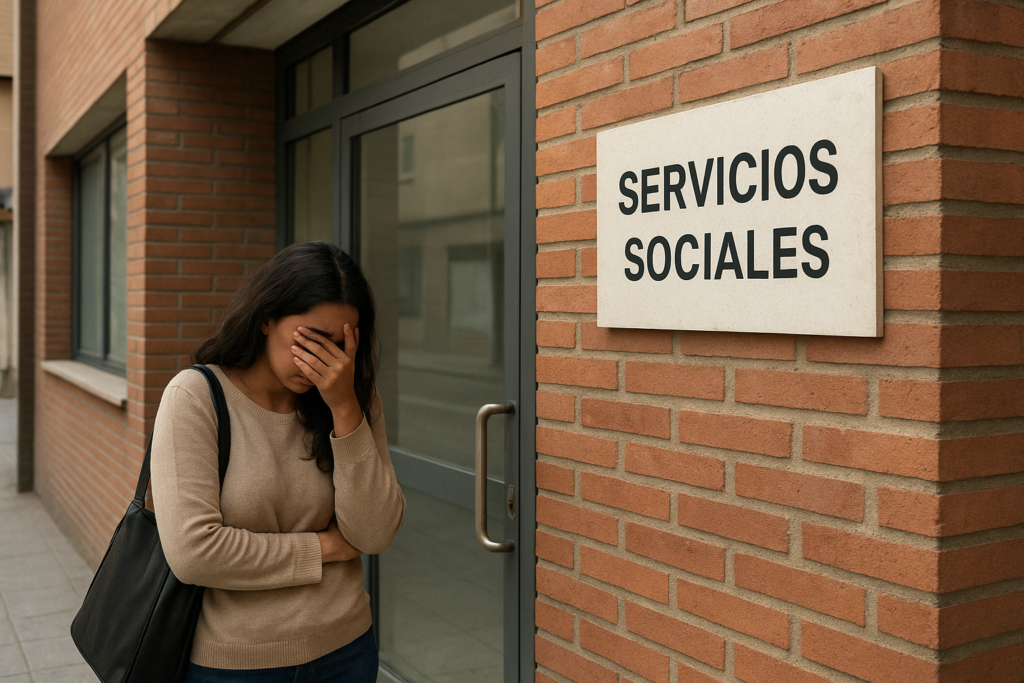 Violencia de género en la Región de Murcia: recursos legales y cómo actuar – Intro – fachada de un centro de servicios sociales municipal, a
