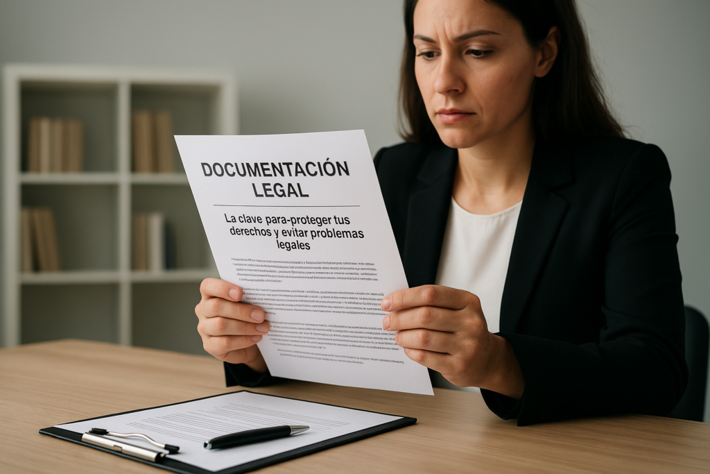 Documentación legal: La clave para proteger tus derechos y evitar problemas legales - Intro