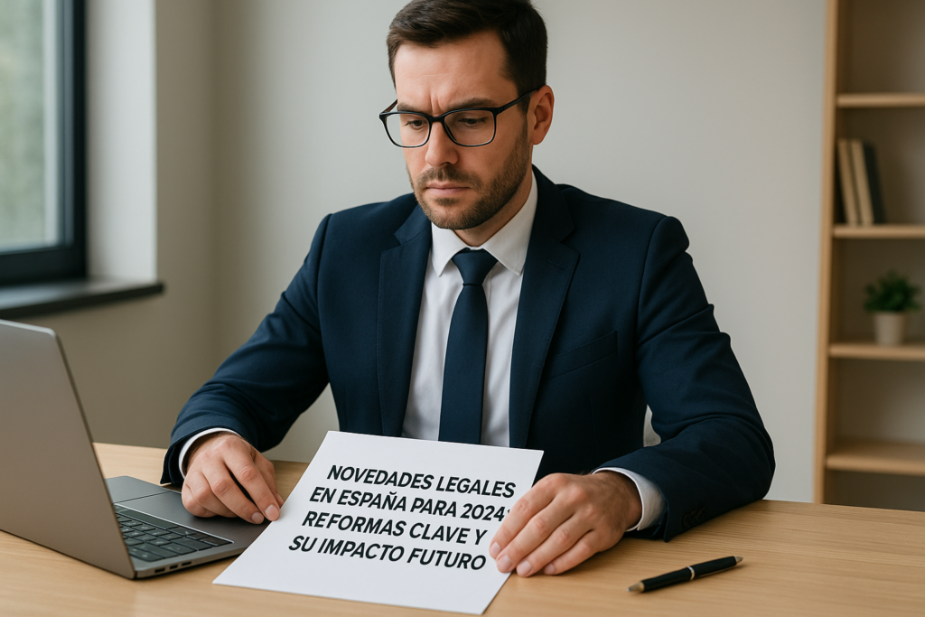 Novedades Legales en España para 2024: Reformas Clave y su Impacto Futuro - Intro