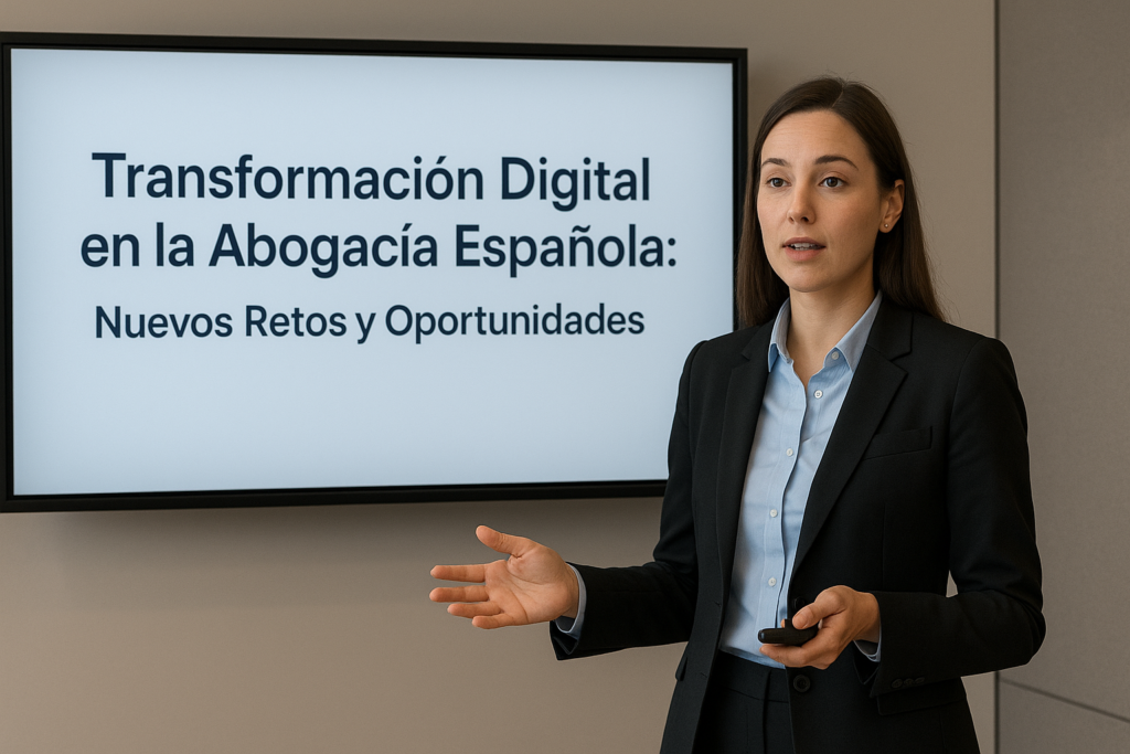 Transformación Digital en la Abogacía Española: Nuevos Retos y Oportunidades - Intro